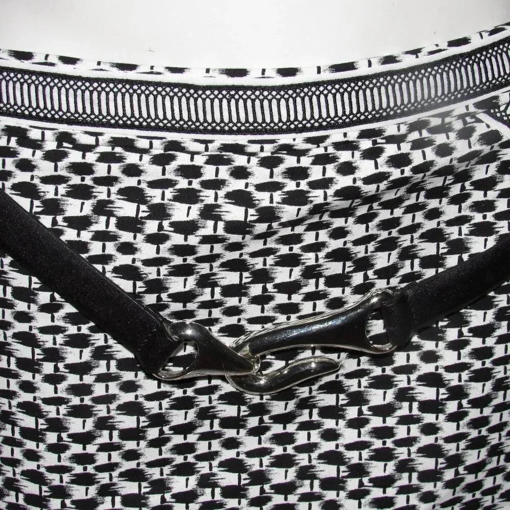 CHICO’S Genuine Leather Black Belt Size M/L